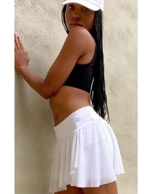 Eleven By Venus Williams Balletcore White Tennis Outskirt Shortie NWT